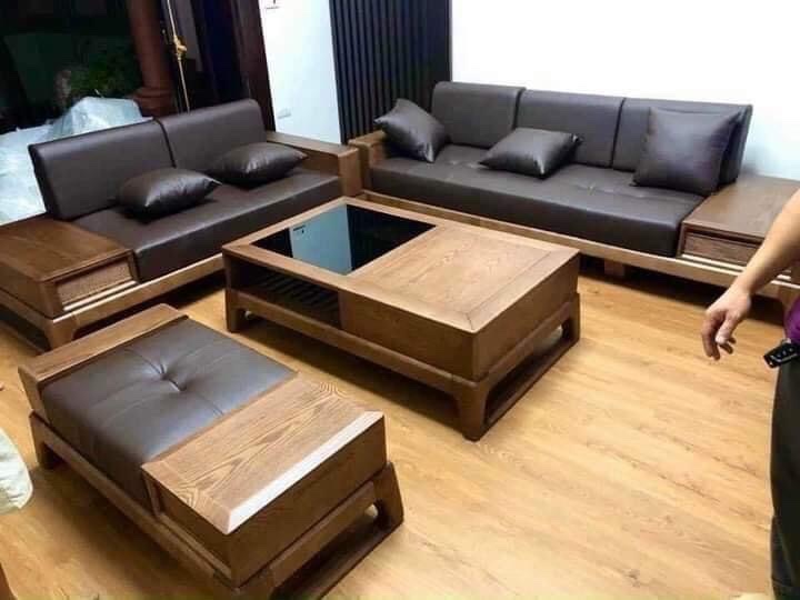 Bọc lại ghế sofa phòng khách cho a Long Hoài Đức