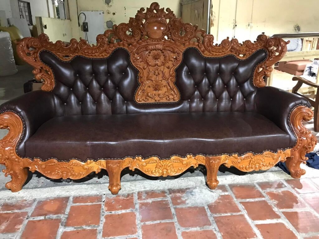 Bọc lại ghế sofa phòng khách cho a Thực Sóc Sơn